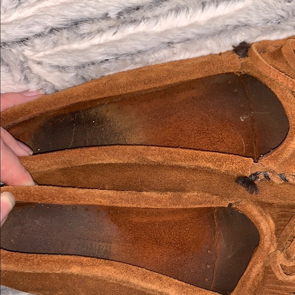 Minnetonka Suede Moccasins - Picture 2 of 4